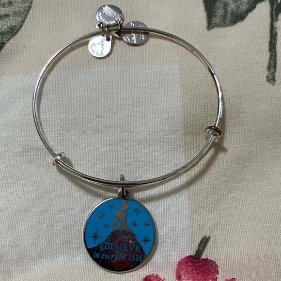 Alex and Ani Cinderella Gold Finish Bangle - Picture 3 of 4